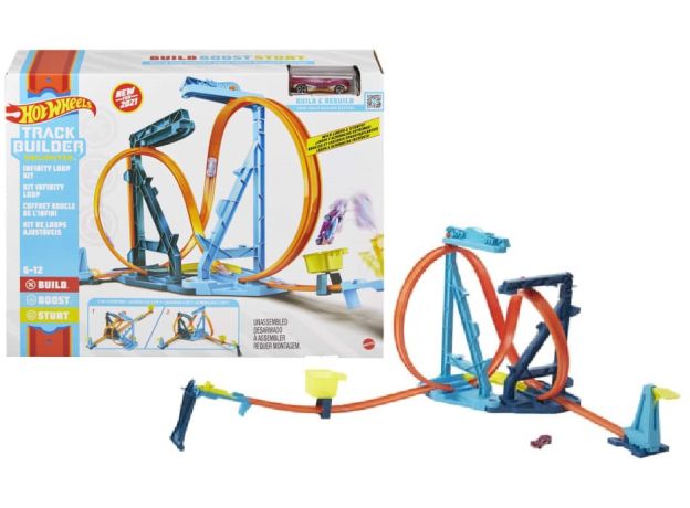 پیست ماشین های Hot Wheels سری Track Builder مدل Infinity Loop, image 