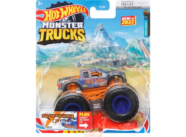 پک تکی ماشین Hot Wheels سری Monster Truck مدل Raptor F150, image 