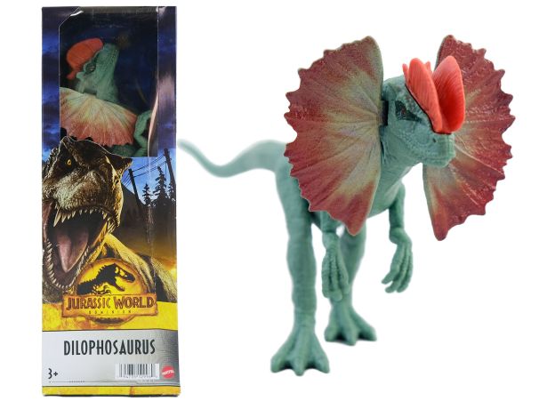 فیگور 35 سانتی Mattel مدل Jurassic World Dilophosaurus, تنوع: GWT54-Dilophosaurus, image 