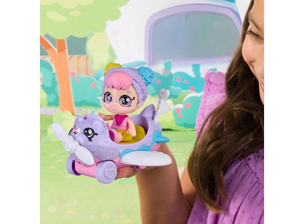 ست عروسکی Rainbow Kate کوچولو به همراه هواپیما Kindi Kids, image 2