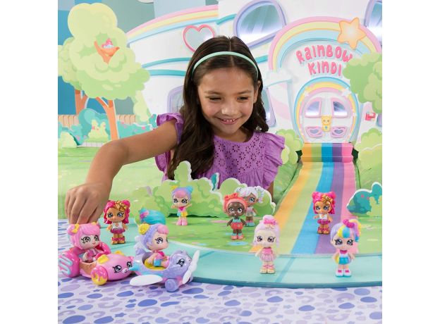 ست عروسکی Rainbow Kate کوچولو به همراه هواپیما Kindi Kids, image 3