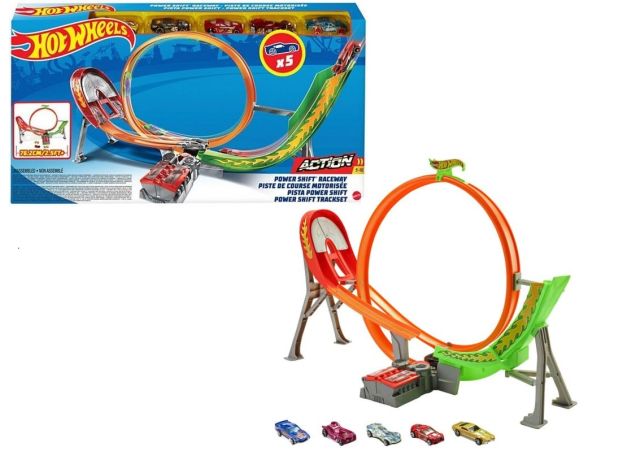 پیست ماشین های Hot Wheels سری Action مدل Power Shift Raceway, image 