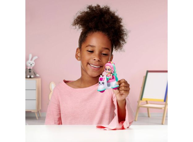 ست عروسکی Peppa Mints کوچولو همراه اسکوتر صورتی Kindi Kids, image 2
