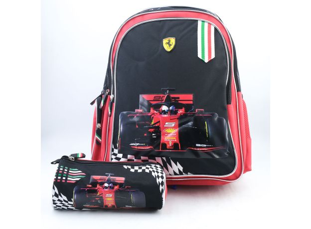کوله پشتی Ferrari مدل Flag به همراه جامدادی, image 4