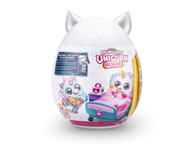 عروسک سورپرایزی رینبوکورنز RainBocoRns سری Unicorn Rescue با شاخ طلایی, تنوع: 9262-Gold, image 3