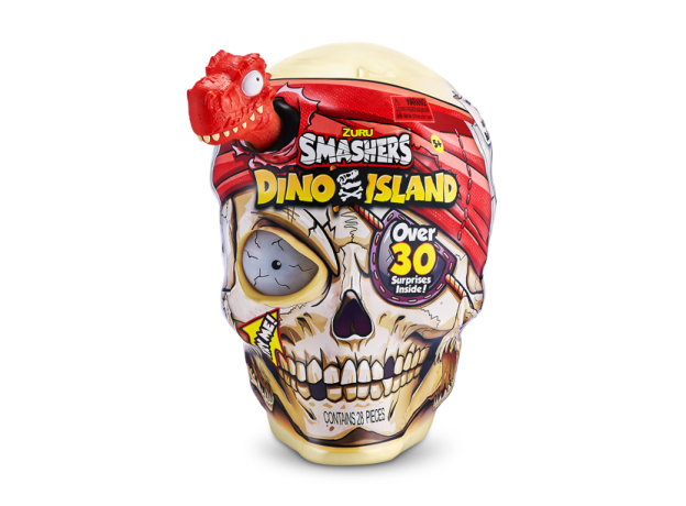 اسکلت اسمشرز Smashers سری داینو آیلند Dino Island با استخوان قرمز, image 7