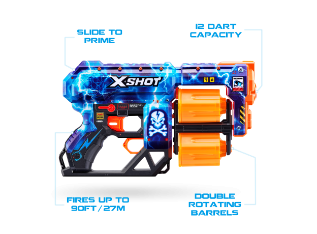 تفنگ دو قلو ایکس شات X-Shot سری Skins مدل Dread, image 6