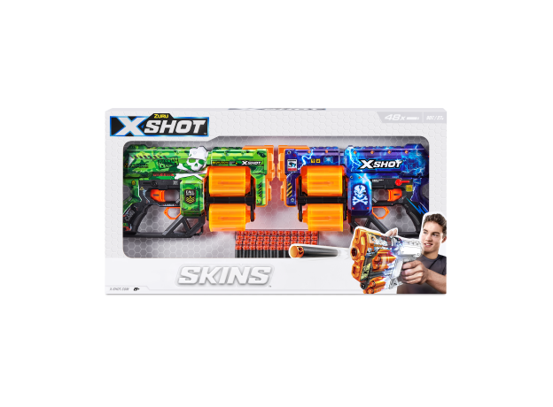 تفنگ دو قلو ایکس شات X-Shot سری Skins مدل Dread, image 7