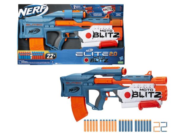 تفنگ نرف Nerf مدل Moto Blitz CS-10, image 