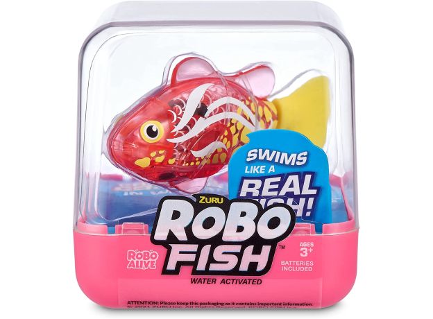 ماهی کوچولوی قرمز با باله زرد رباتیک روبو فیش Robo Fish, image 