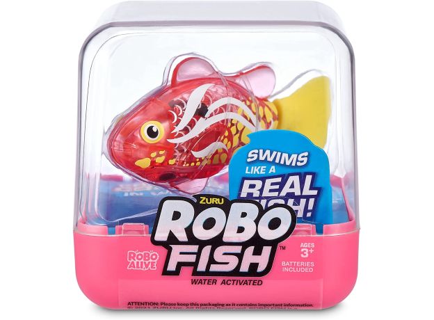 ماهی کوچولوی قرمز با باله زرد رباتیک روبو فیش Robo Fish, image 