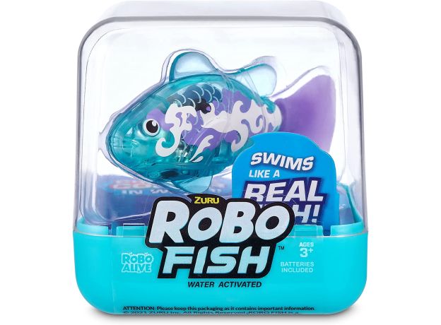 ماهی کوچولوی آبی روشن رباتیک روبو فیش Robo Fish, image 