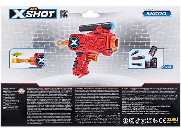 تفنگ دوقلو ایکس شات X-Shot مدل Micro, image 12
