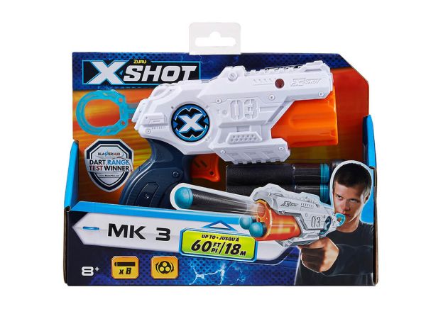 تفنگ ایکس شات X-Shot مدل MK3, تنوع: 36118 - White, image 