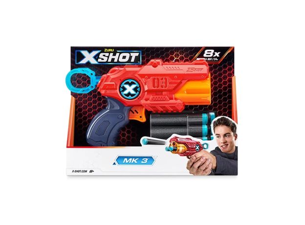 تفنگ ایکس شات X-Shot مدل MK3 قرمز, تنوع: 36118 - Red, image 