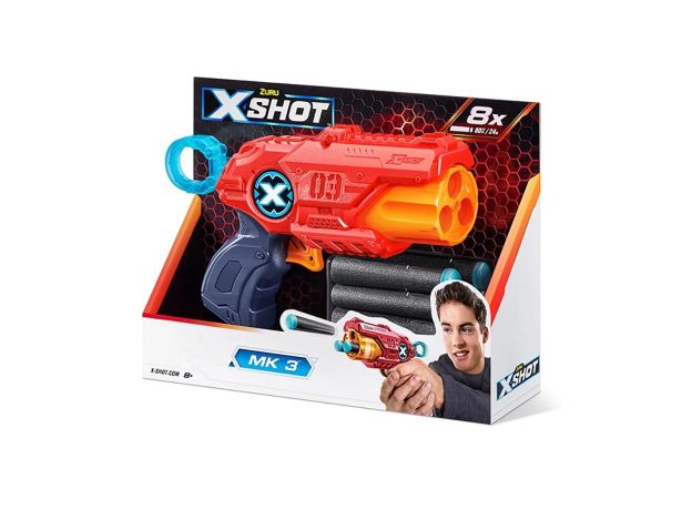 تفنگ ایکس شات X-Shot مدل MK3 قرمز, تنوع: 36118 - Red, image 8