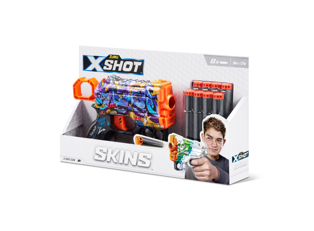 تفنگ ایکس شات X-Shot سری Skins مدل Menace Spray Tag, تنوع: 36515-Spray Tag, image 8
