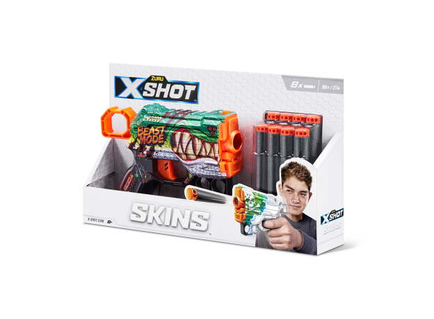 تفنگ ایکس شات X-Shot سری Skins مدل Menace Beast out, تنوع: 36515-Beast out, image 8
