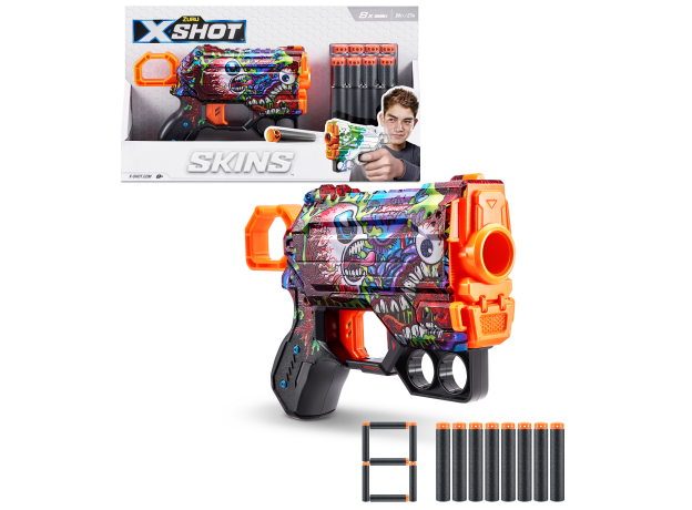 تفنگ ایکس شات X-Shot سری Skins مدل Menace Scream, تنوع: 36515-Scream, image 