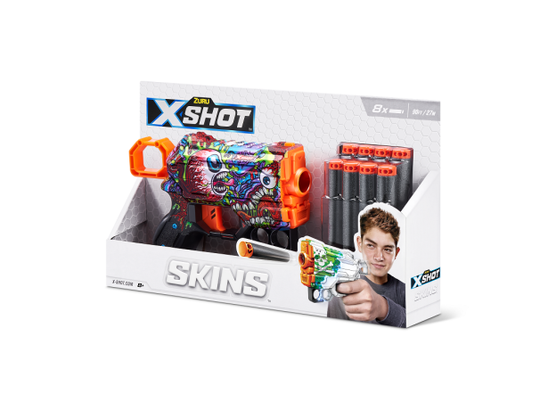 تفنگ ایکس شات X-Shot سری Skins مدل Menace Scream, تنوع: 36515-Scream, image 9