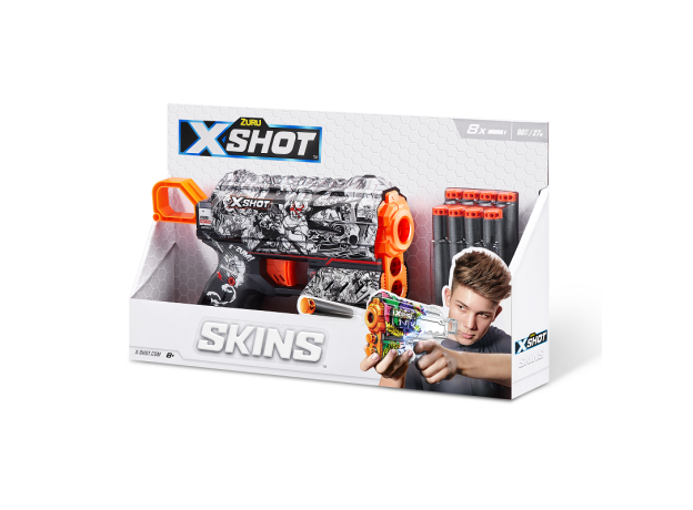 تفنگ ایکس شات X-Shot سری Skins مدل Flux Illustrate, تنوع: 36516-Illustrate, image 6