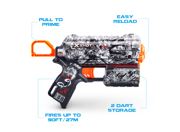 تفنگ ایکس شات X-Shot سری Skins مدل Flux Illustrate, تنوع: 36516-Illustrate, image 2