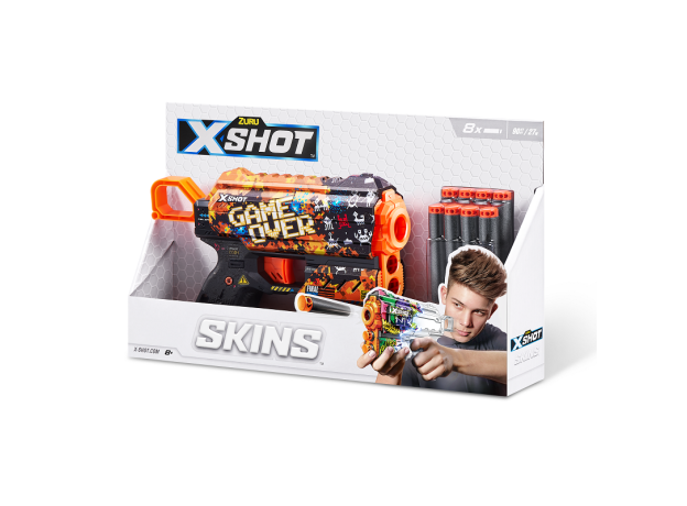 تفنگ ایکس شات X-Shot سری Skins مدل Flux Game over, تنوع: 36516-Game over, image 6