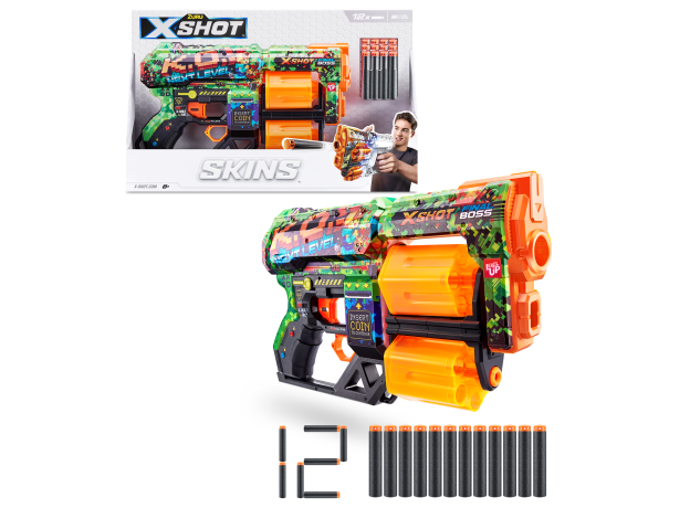 تفنگ ایکس شات X-Shot سری Skins مدل Dread K.O., تنوع: 36517-Dread K.O., image 