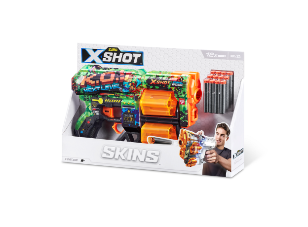 تفنگ ایکس شات X-Shot سری Skins مدل Dread K.O., تنوع: 36517-Dread K.O., image 9