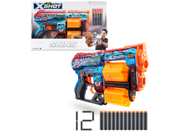 تفنگ ایکس شات X-Shot سری Skins مدل Dread War zone, تنوع: 36517-Dread War zone, image 