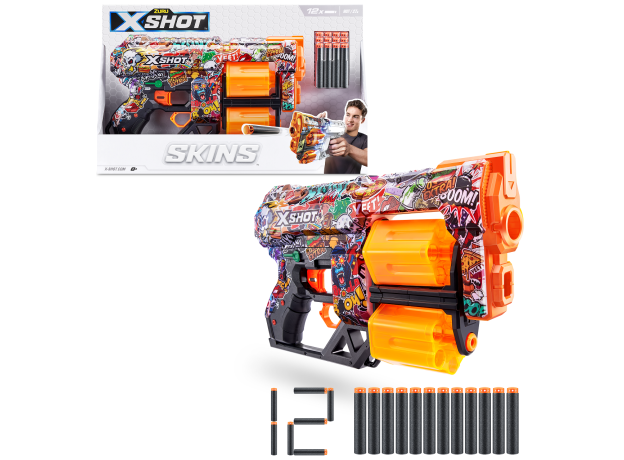 تفنگ ایکس شات X-Shot سری Skins مدل Dread Sketch, تنوع: 36517-Dread Sketch, image 