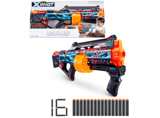 تفنگ ایکس شات X-Shot سری Skins مدل Last Stand Apocalypse, image 