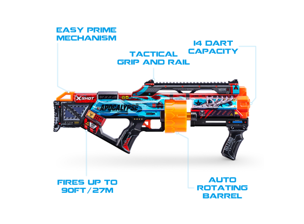 تفنگ ایکس شات X-Shot سری Skins مدل Last Stand Apocalypse, image 2