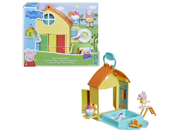 ست بازی Peppa Pig مدل استخر, تنوع: F2168-Pool, image 