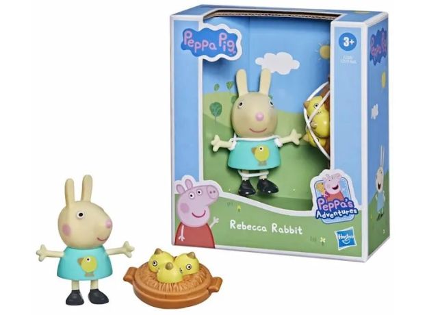 فیگور ربکا به همراه جوجه ها Peppa Pig, تنوع: F2179-Rebecca Rabit, image 