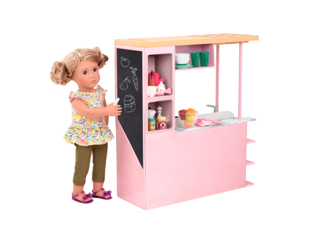ست آشپزخانه و لوازم آشپزی عروسک های OG, image 4