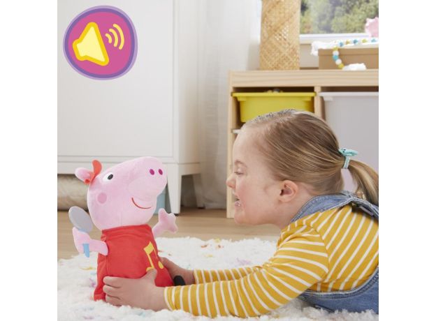 عروسک پولیشی موزیکال Peppa Pig مدل قرمز, تنوع: F2187-Peppa, image 3