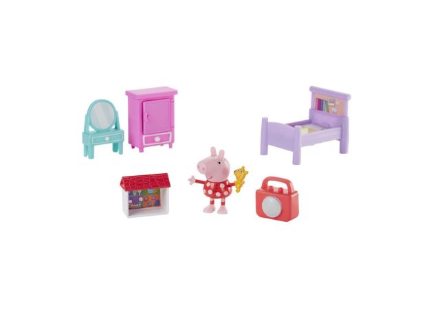 ست بازی Peppa Pig مدل اتاق خواب, تنوع: F2513-Bedtime, image 3