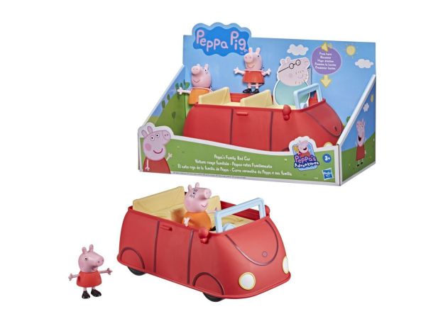 ماشین قرمز خانواده Peppa Pig, تنوع: F2184-Red Car, image 