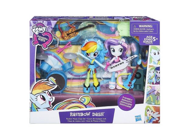 ست عروسک پونی مدل Rainbow Dash (Pony), image 