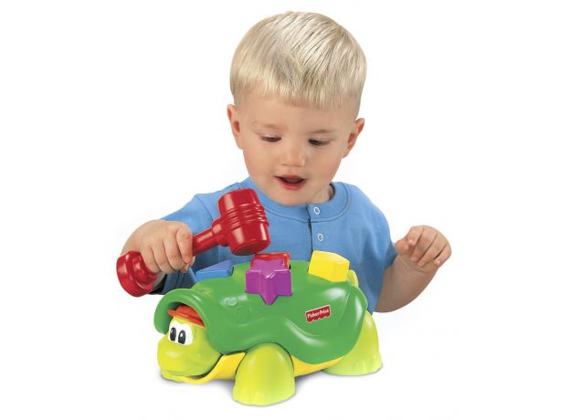 بازی آموزشی لاک‌پشت ضربه‌ای (Fisher Price), image 