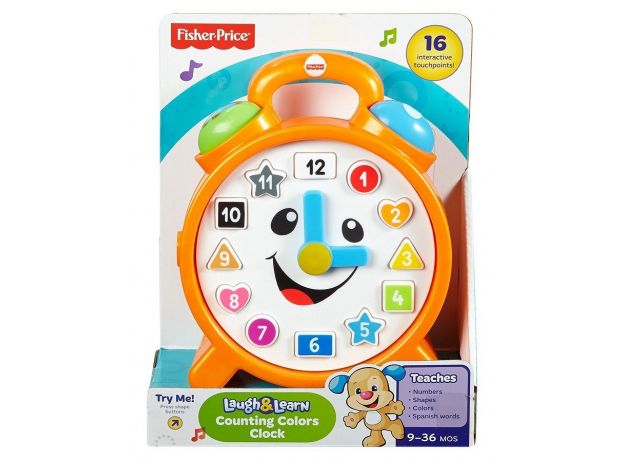 بازی آموزشی ساعت شماطه‌دار (Fisher Price), image 