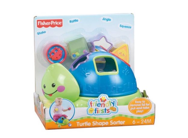 بازی آموزشی لاک پشت جاگذاری (Fisher-Price), image 