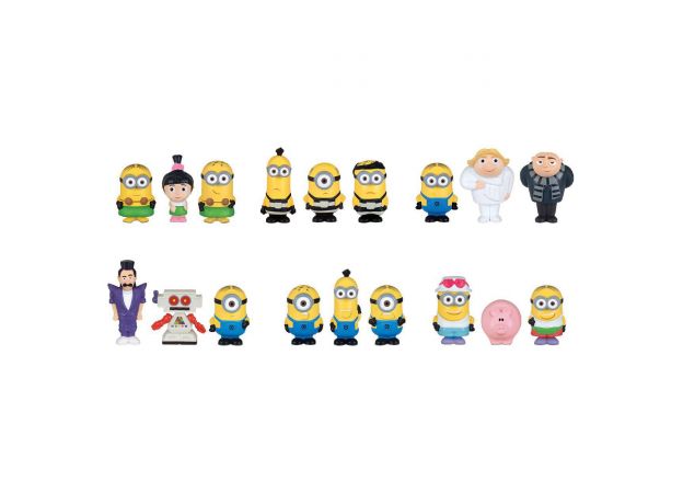 پک 3 عددی مینی فیگور شانسی مینیون (Minions), image 2