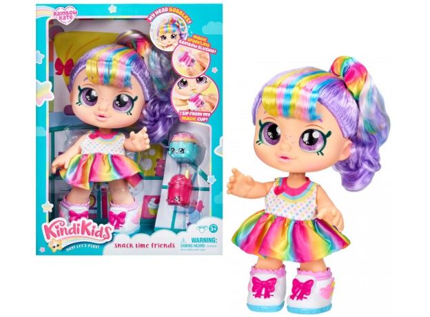 عروسک Kindi Kids مدل Rainbow Kate, image 