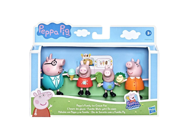 فیگورهای خانواده Peppa Pig با بستنی, image 3