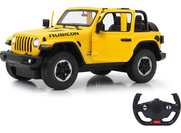 ماشین کنترلی جیپ Wrangler Rubicon راستار با مقیاس 1:14 (زرد), image 7