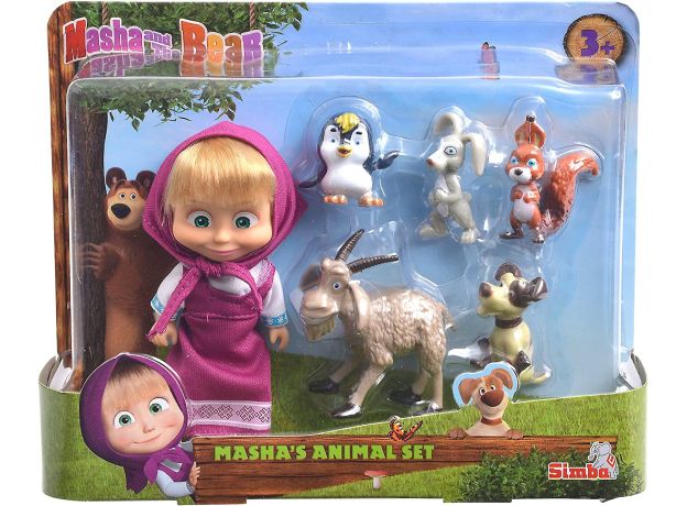عروسک ماشا به همراه حیوانات جنگل, image 7