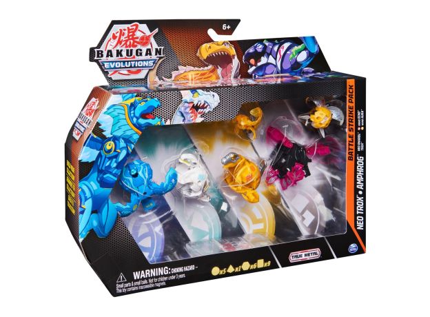 پک 6 تایی باکوگان Bakugan سری Evolutions مدل Neo Trox, image 14