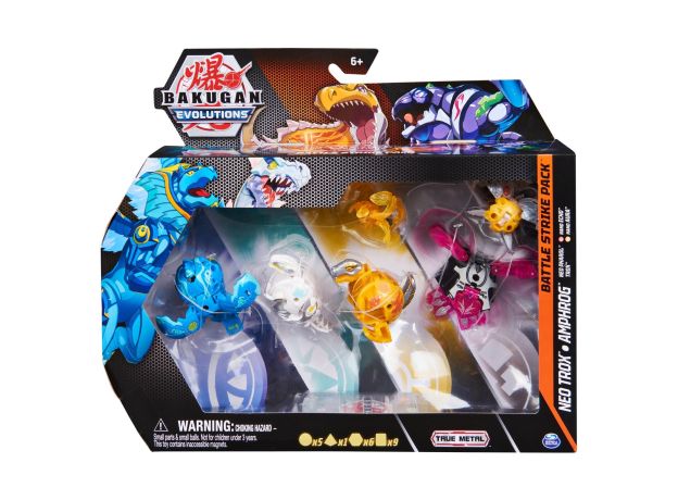 پک 6 تایی باکوگان Bakugan سری Evolutions مدل Neo Trox, image 